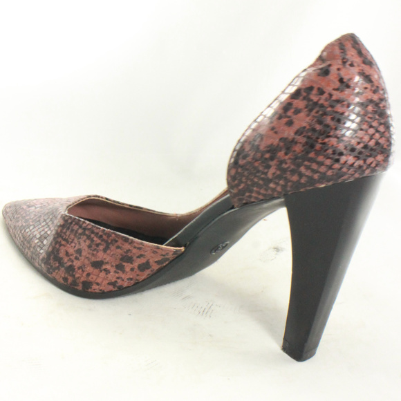 MOSSIMO Supply Snake Print Cutout Pump Heels Sz 8 US Women - Picture 3 of 8